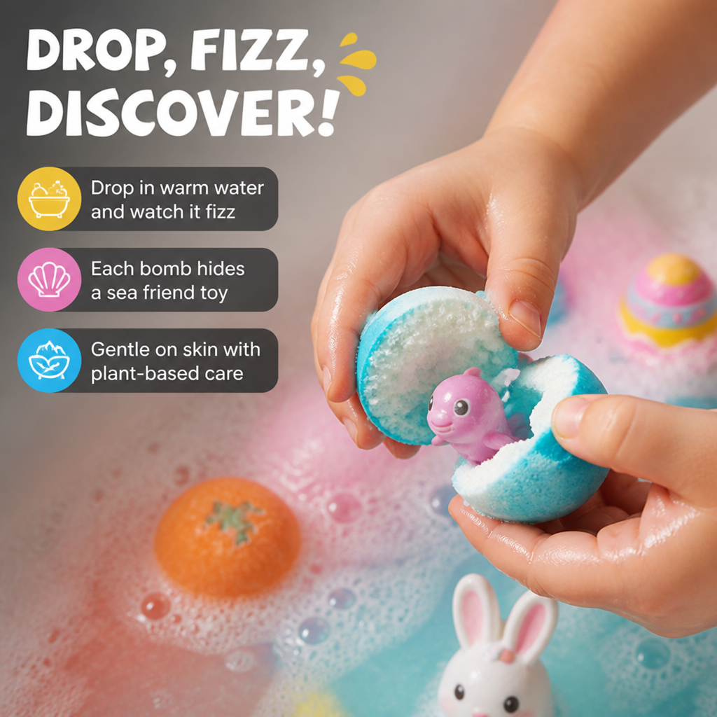 OceanWhimsy™ — Éveillez des aventures joyeuses à l'heure du bain qui nourrissent et enchantent