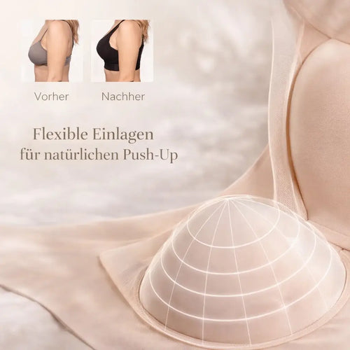 BH sans armatures | Soutien-gorge push-up confortable et sans couture | Komfina