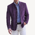 Veste de Blazer pour Homme avec Col Montant