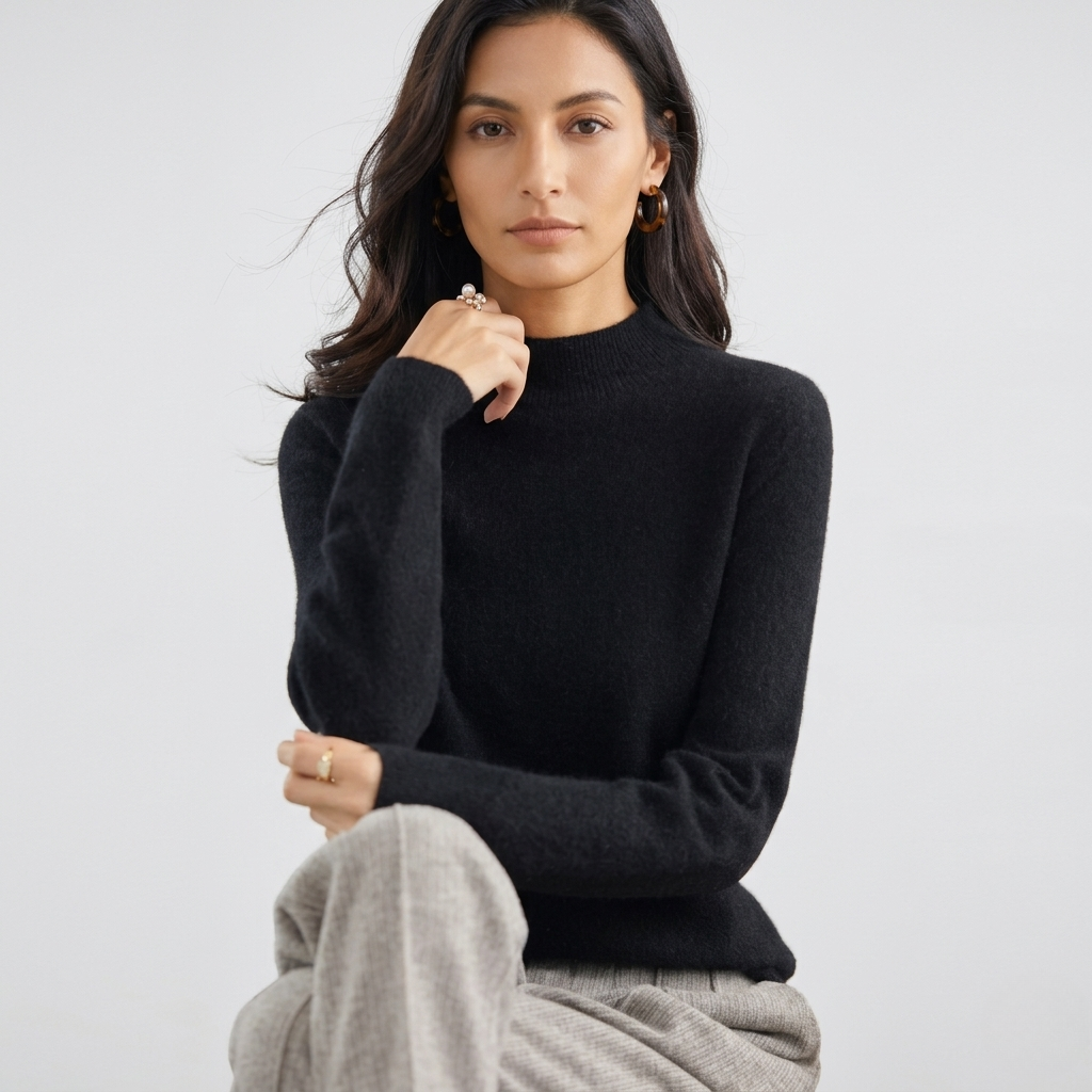 Pull Femme en Maille Douce Élégant Chaud