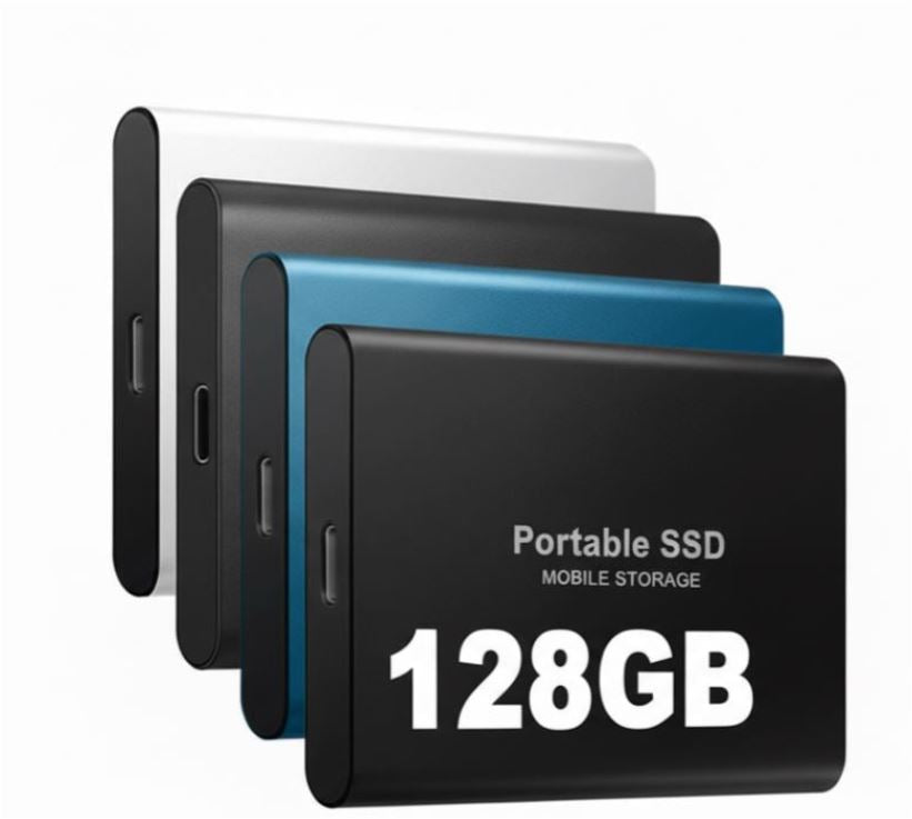 DataSprint SSD Externe 128 Go – Stockage USB-C rapide jusqu'à 1050 Mo/s