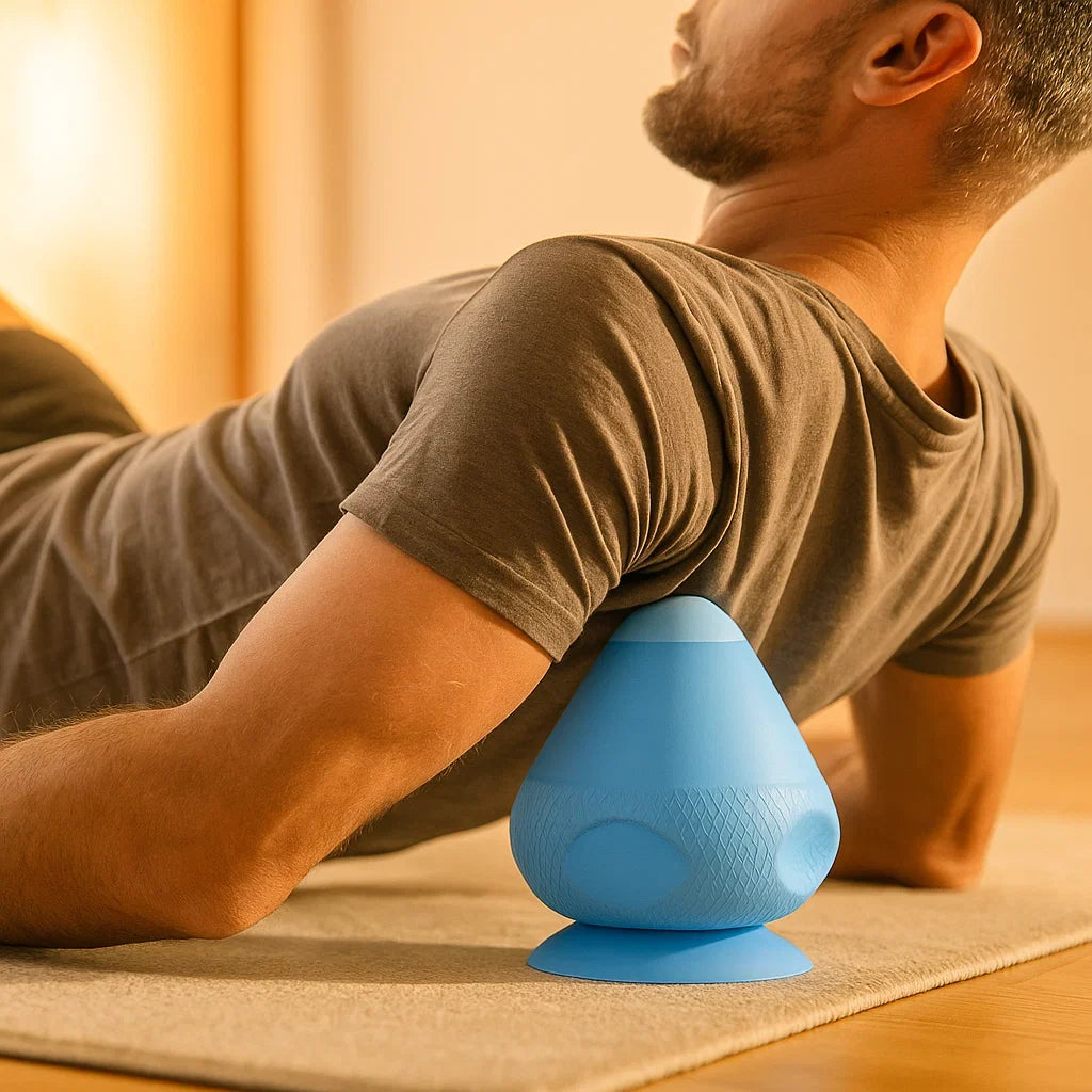 Balle de massage auto-trigger avec ventouse