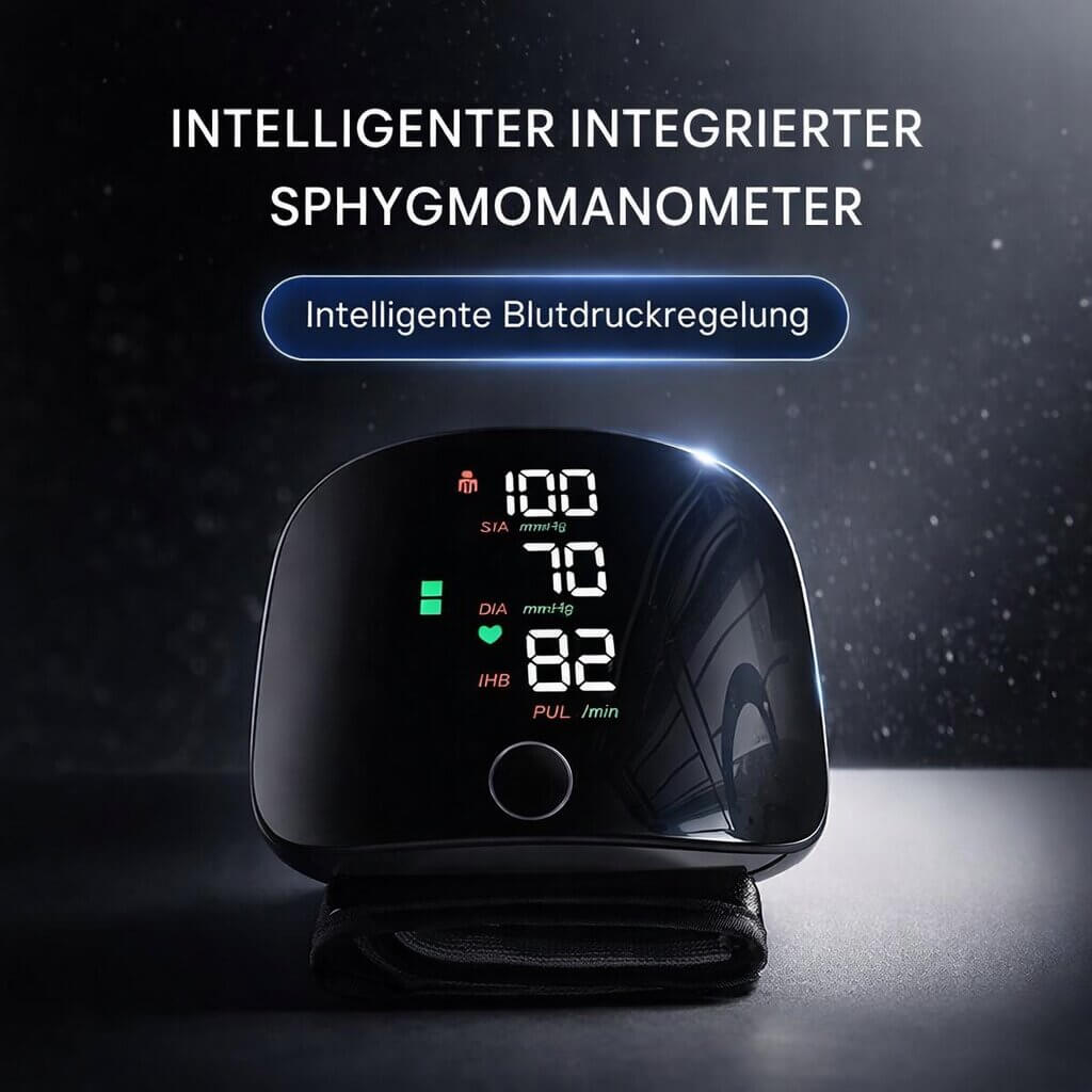 Moniteur de Pression Artérielle au Poignet | Dispositif Numérique Rechargeable