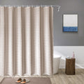 Rideau de Douche en Lin Imperméable Style Fermier Bohémien