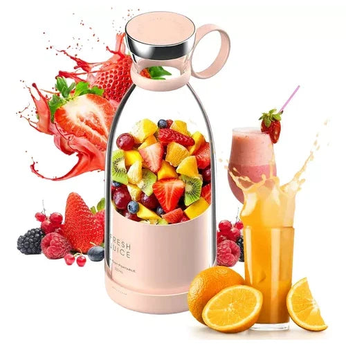 Mixeur à smoothie portable compact avec réservoir à fruits et bouchon de boisson