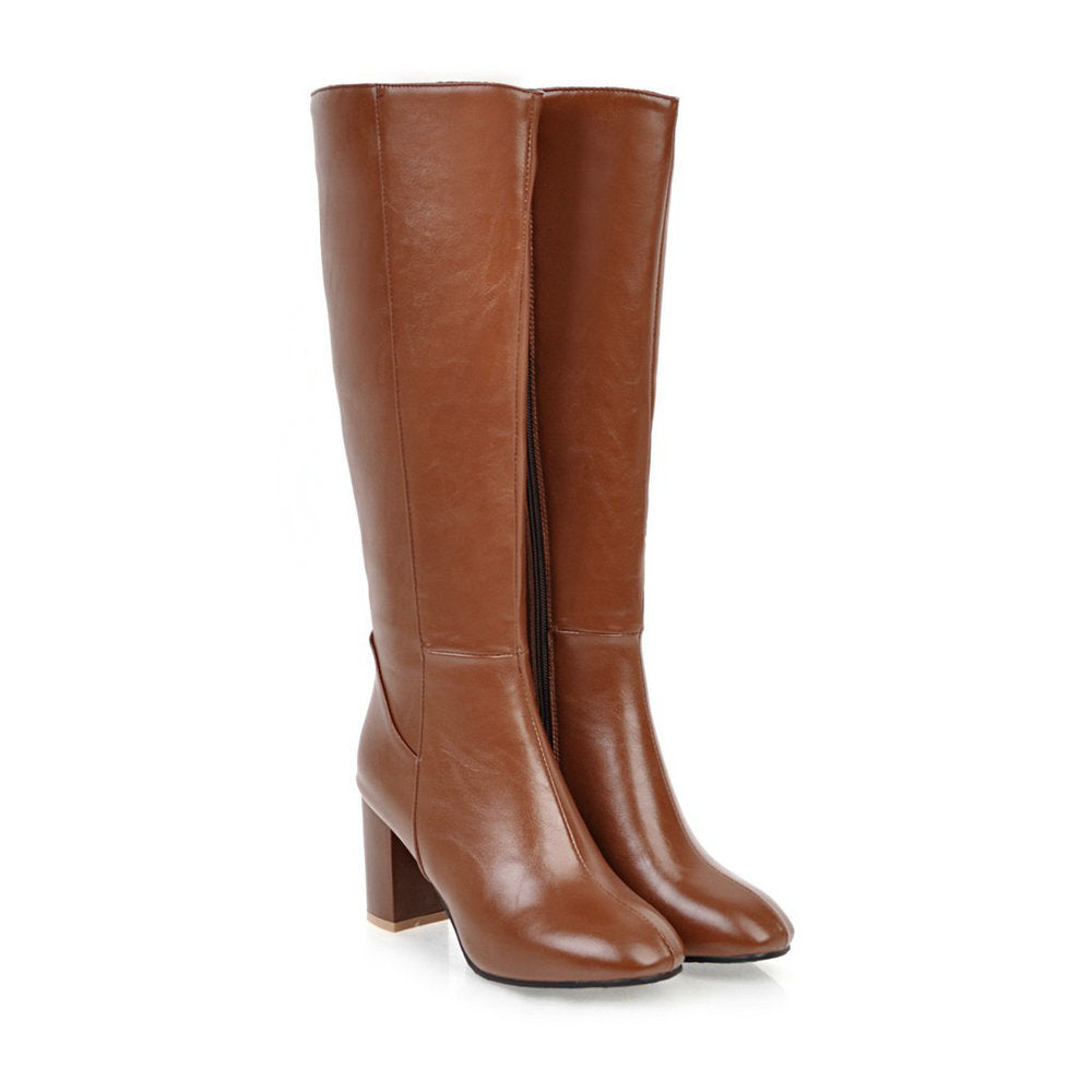 Bottines en Cuir Vegan Luxueuses avec Fermeture Éclair - Magie d'Automne Eden