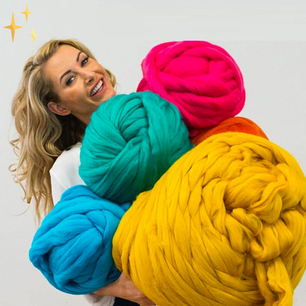 1000 Grammes XXL Chunky Fil à Tricoter - Édition LuxaWool Hiver