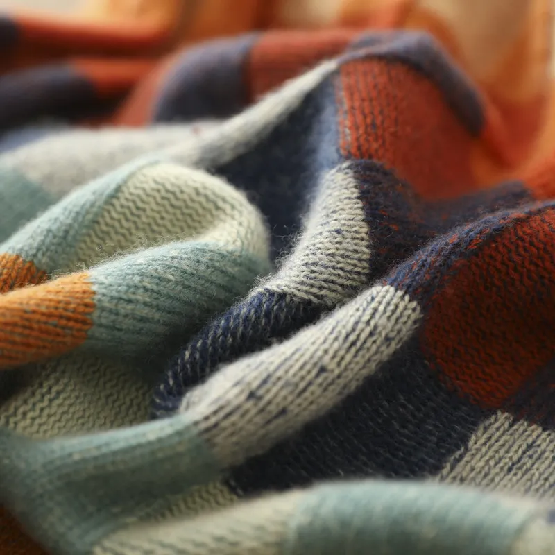 Pull en cachemire à col roulé luxueux d'automne - Aurora