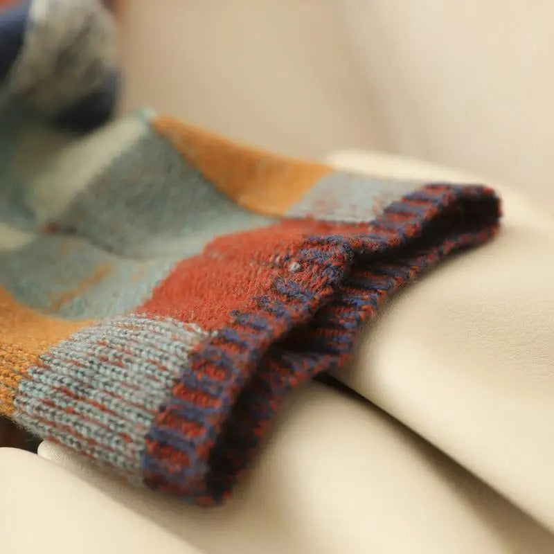 Pull en cachemire à col roulé luxueux d'automne - Aurora