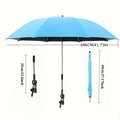 Parasol Extérieur Réglable pour Protection Solaire