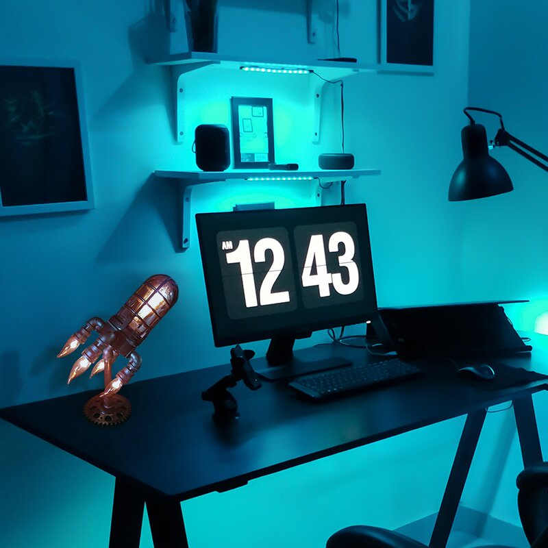 Lampe Fusée Steampunk
