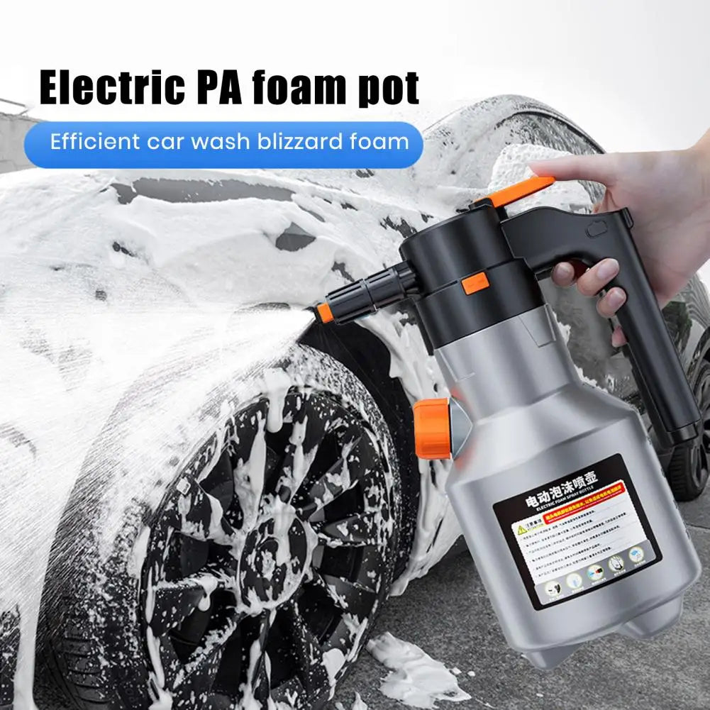 Bouteille de Spray Mousse avec Fonctionnement Électrique – Application Fluide