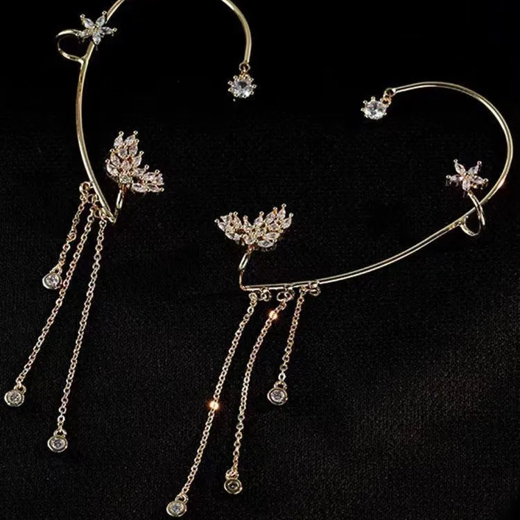 Boucles d'oreilles à franges CelestiLuxe™ — Éveillez chaque pièce avec un glamour et une confiance sans effort
