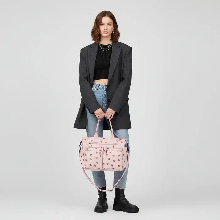 Sac à bandoulière Norélia - Sac en velours côtelé vintage