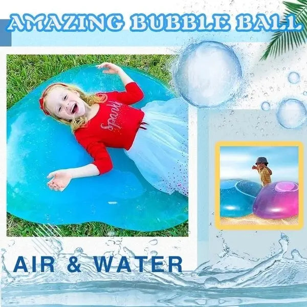 1+1 GRATUIT | Ballon Bulle Gonflable – Remplissable d'Eau & Rebonds Sauvagement