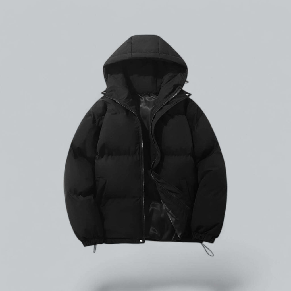 Manteau parka d'hiver chaud pour homme avec capuche ajustable