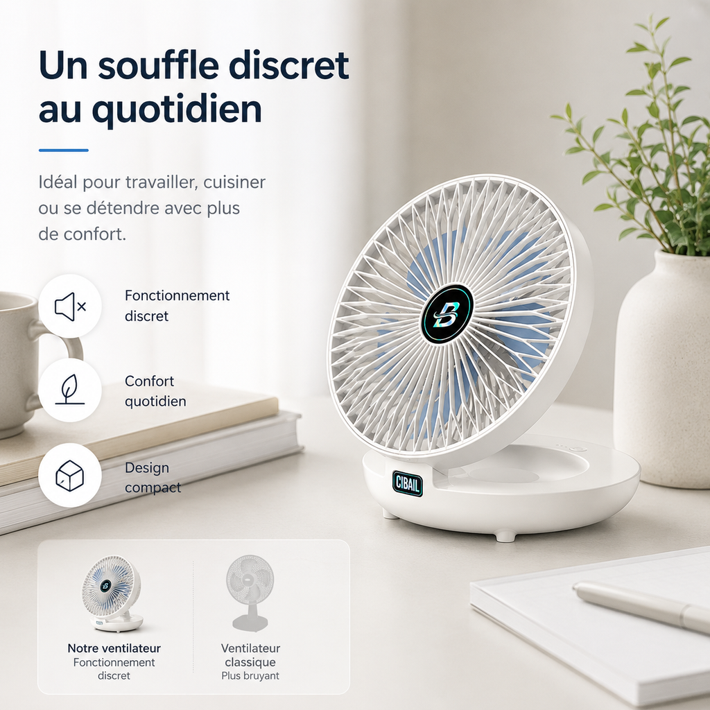 Ventilateur de Cuisine Domestique à Double Usage