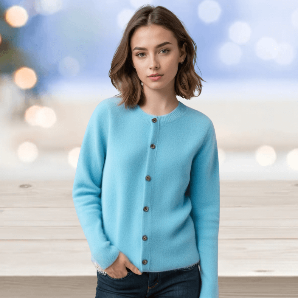 Cardigan Femme avec Col en V