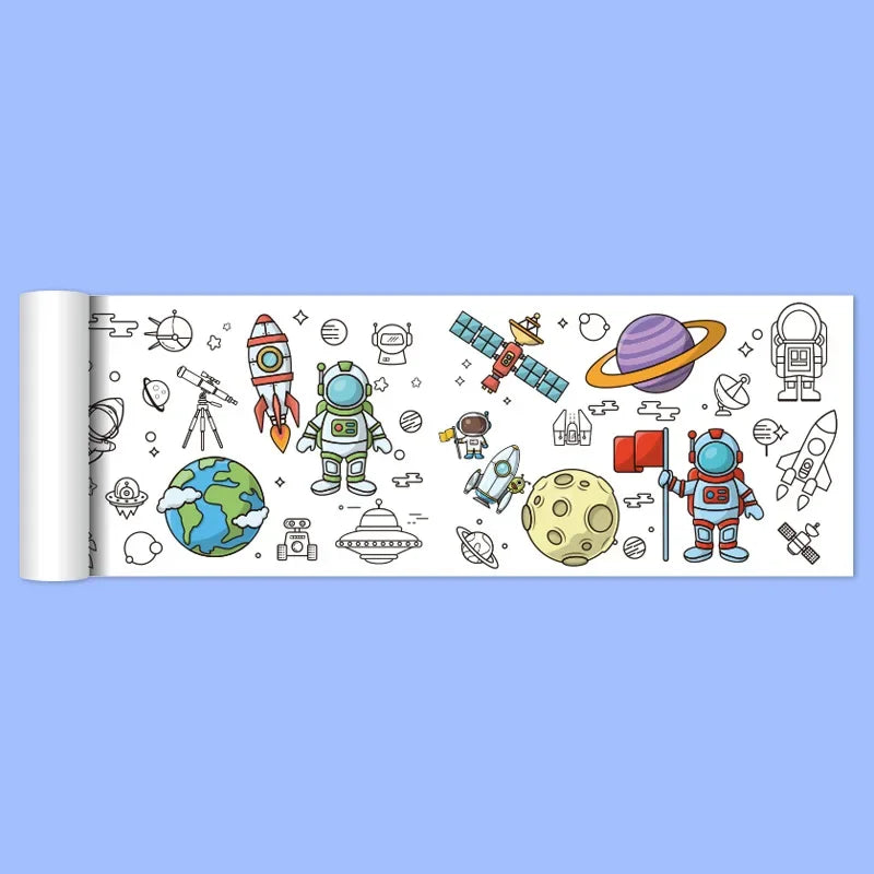 ArtBound™ Rouleau de Papier à Dessin — Libérez une Créativité Illimitée Sans Désordre ni Stress