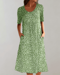 Robe d'été légère à décolleté en V pour femmes