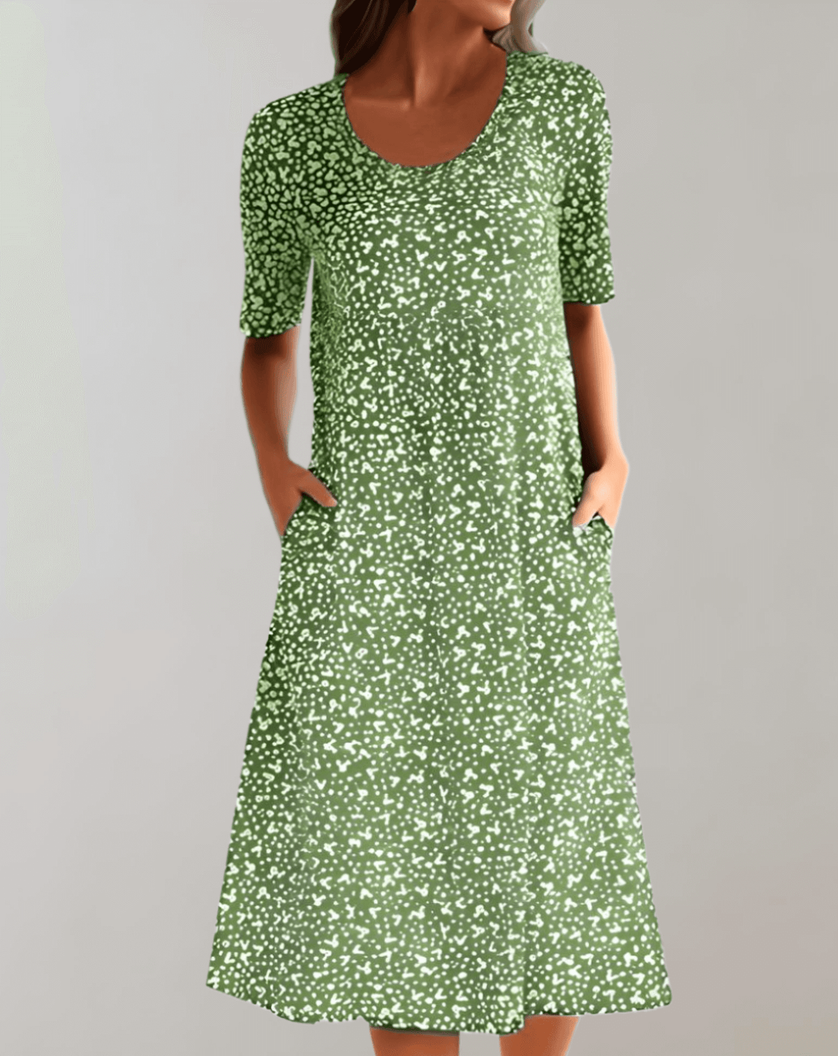 Robe d'été légère à décolleté en V pour femmes