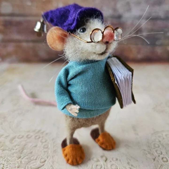WhiskerWool - Souris en Feutre