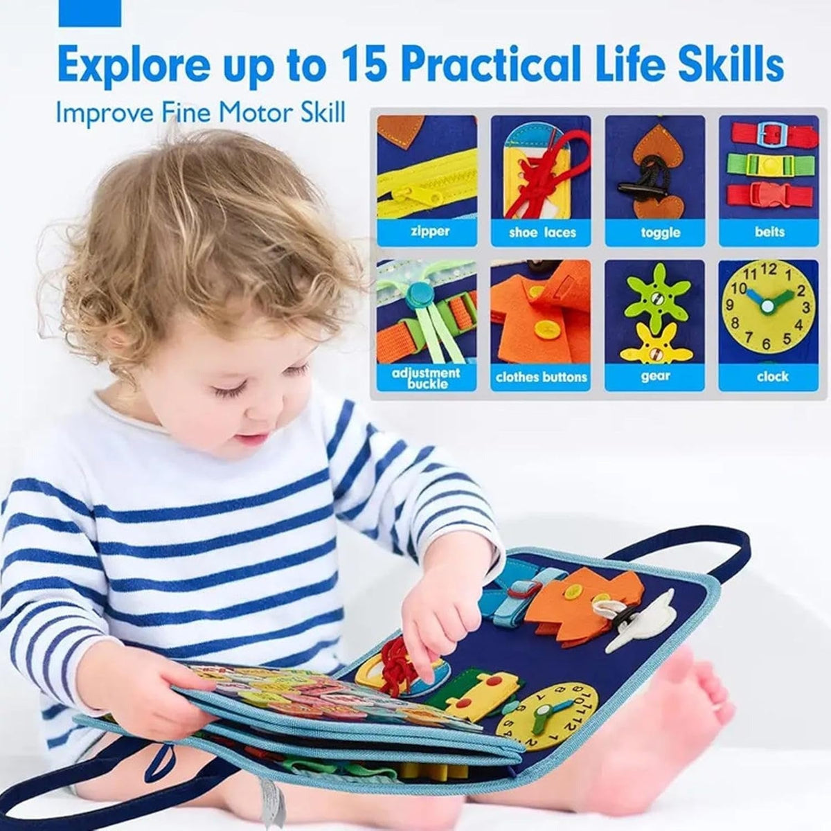 BrillaGrow™ Skillboard — Éveillez la Confiance et la Curiosité de Votre Tout-Petit Partout
