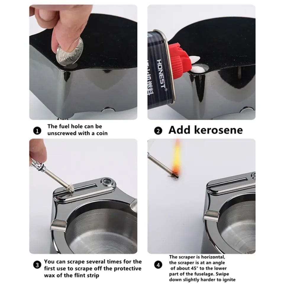 EmberEase™ — Commandez Chaque Pause Fumée avec un Style Impeccable et un Allumage Instantané