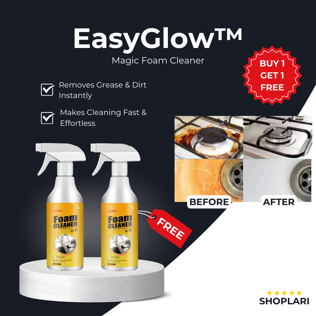 EasyGlow™ — Éliminez rapidement les salissures pour une maison étincelante et sans stress (1+1 GRATUIT AUJOURD'HUI !)