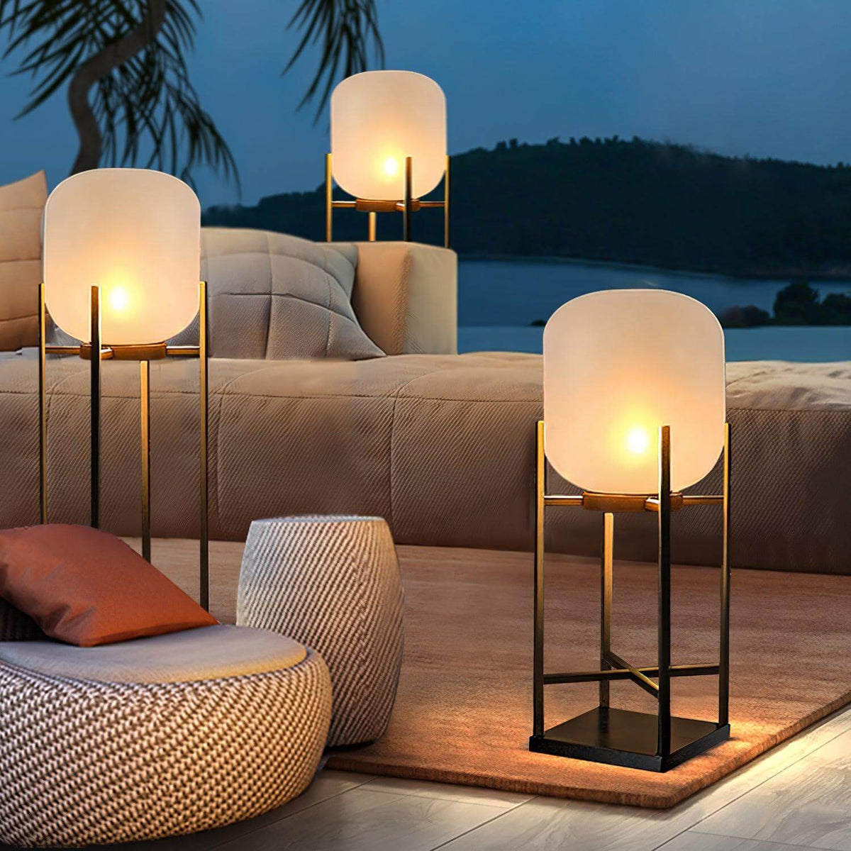 Lampe Solaire de Sol pour Extérieur – Éclairage Ambiant Durable pour Jardin et Terrasse