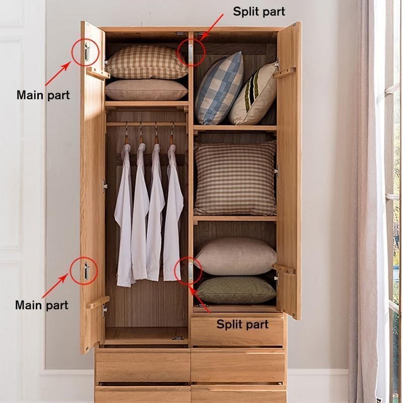 Magnets de porte de cabinet invisibles
