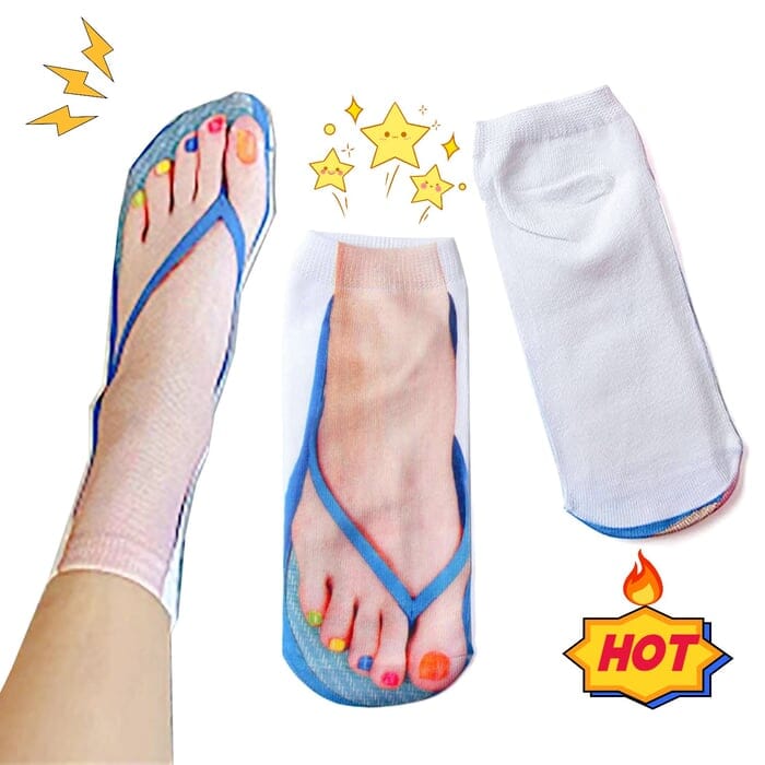 Chaussettes Imprimées Manucure Super Confortables