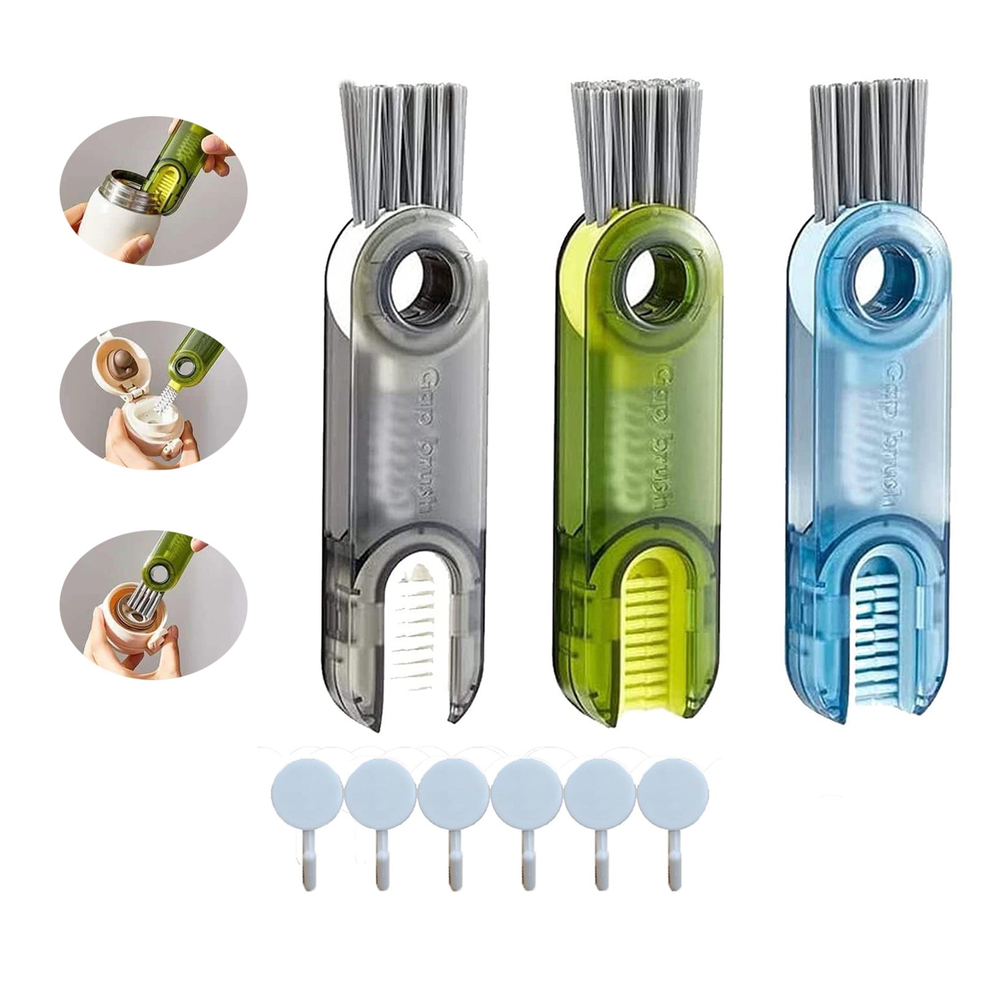 Brosse à Bouteille en U Multitrust 3 en 1
