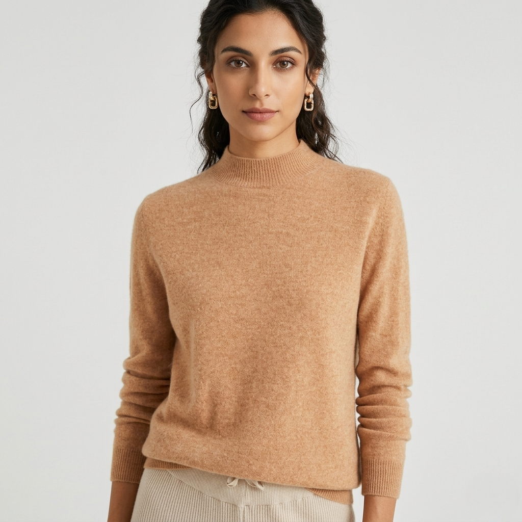 Pull Femme en Maille Douce Élégant Chaud