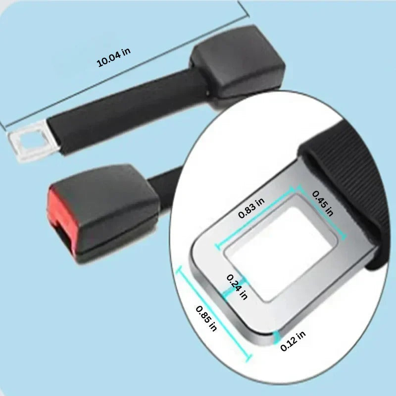Rallonge de Ceinture de Sécurité pour Voiture avec Boucle Élevée pour un Confort et une Utilisation Facile