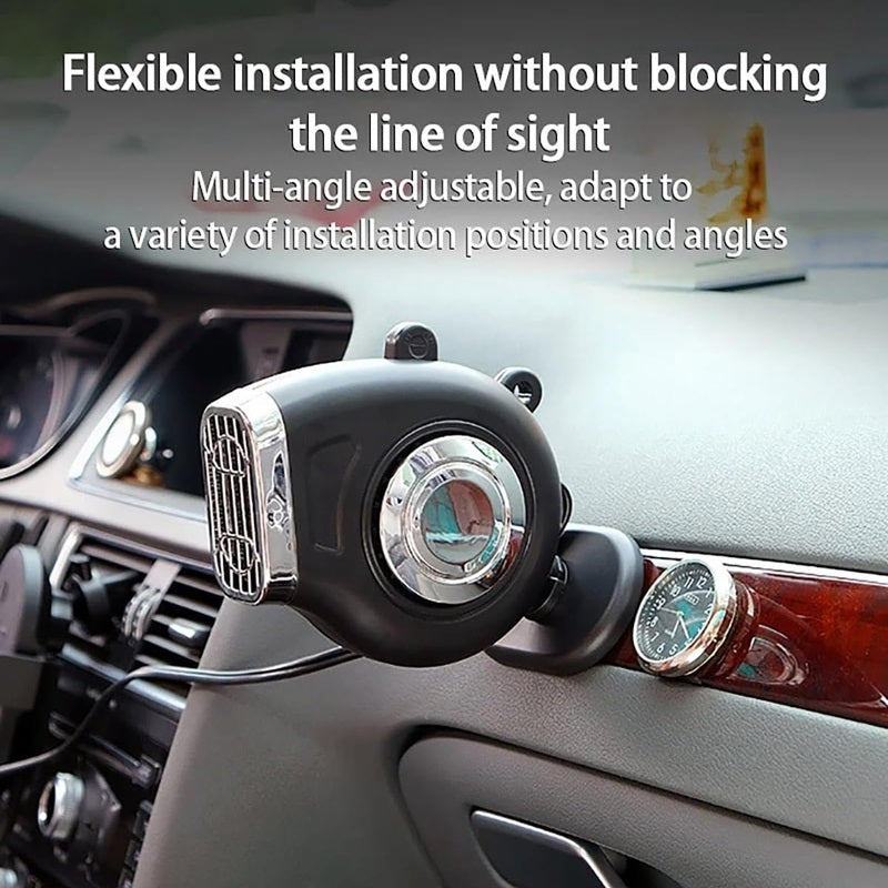 Chauffage de voiture 12V – Chauffage portable pour voiture avec angle réglable à 360°