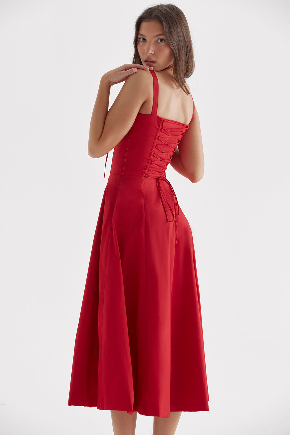 Zipporas - Robe bustier cintrée avec impression moderne de fleurs de printemps pour 2026