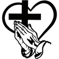 Croix Murale des Mains en Prière