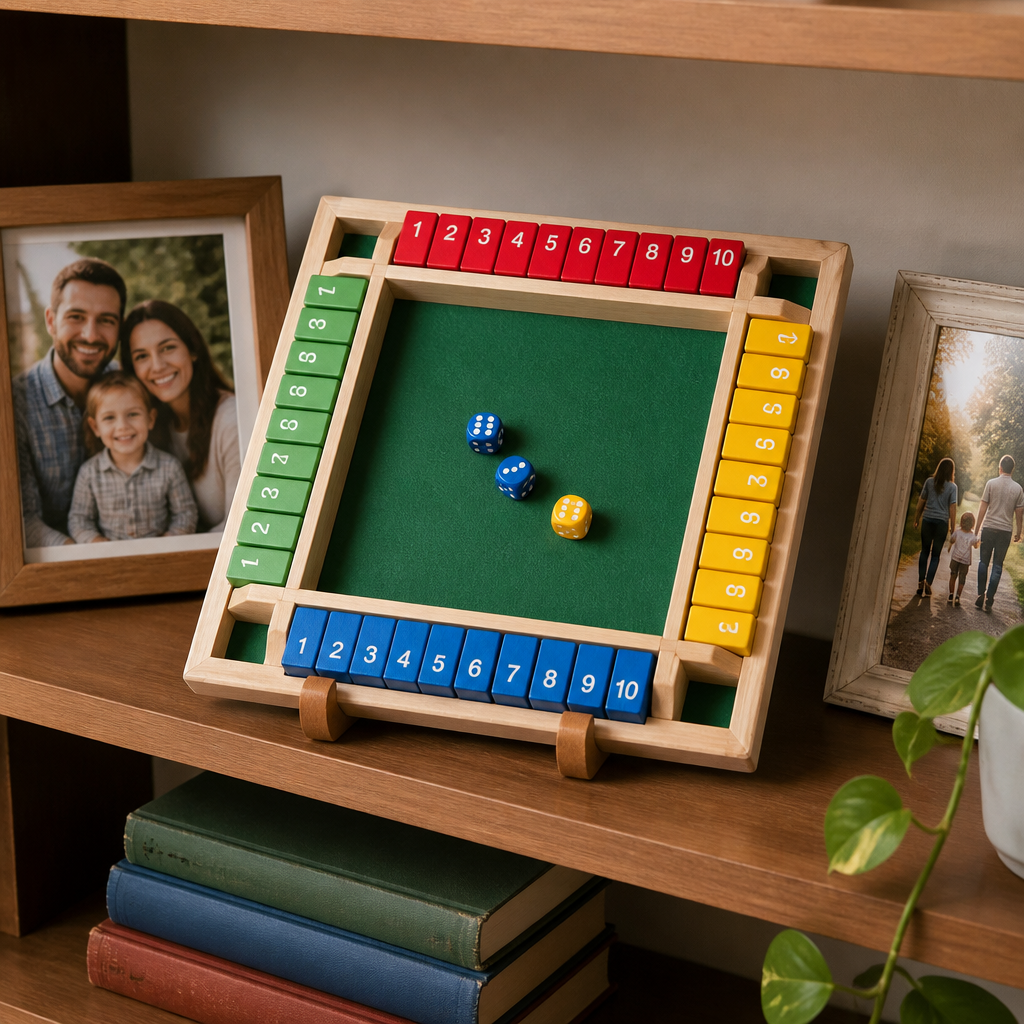 MindPlay™ — Échangez le Temps d'Écran Contre de Vraies Rires en Famille Avec des Dés en Bois
