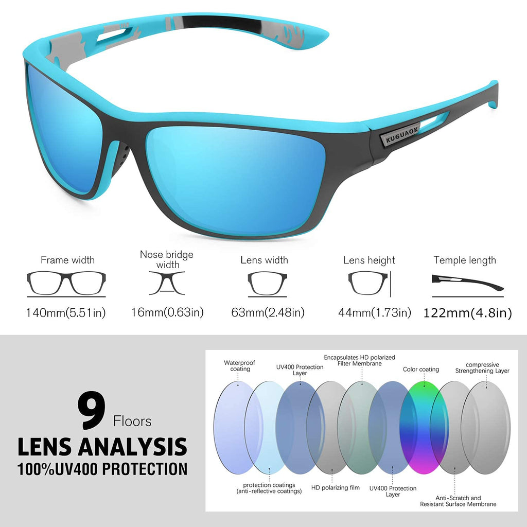 PolarPolo | Lunettes de sport unisexes pour l'extérieur