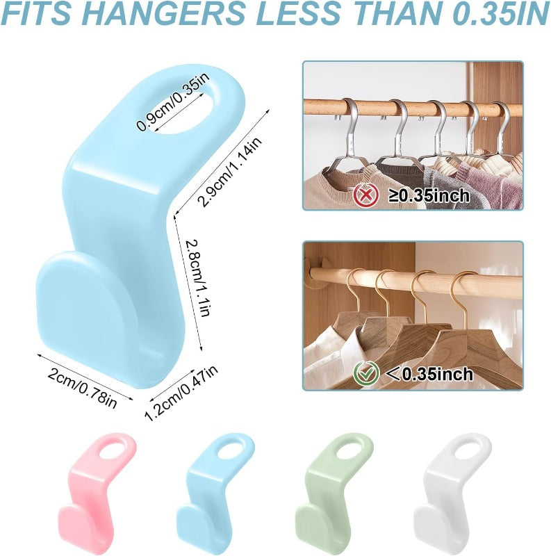 Crochets de cintre gain de place – Transformez votre placard instantanément