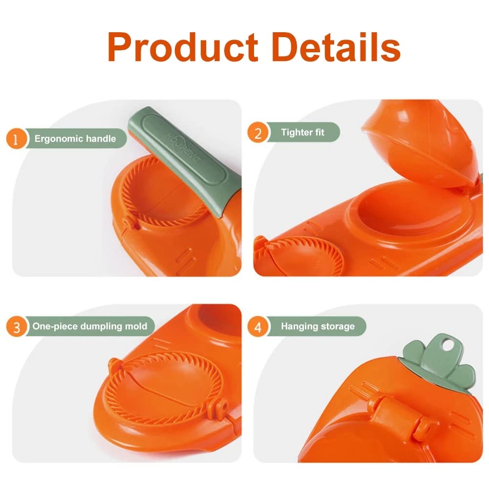Dumpling Press™ — Préparez des raviolis parfaits rapidement et de manière amusante, à chaque fois