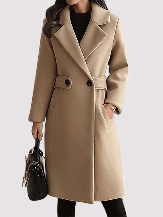 Manteau d'Hiver avec Ceinture