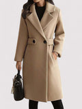 Manteau d'Hiver avec Ceinture