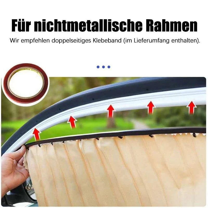 Pare-soleil magnétique bloquant les UV pour fenêtres latérales de voiture