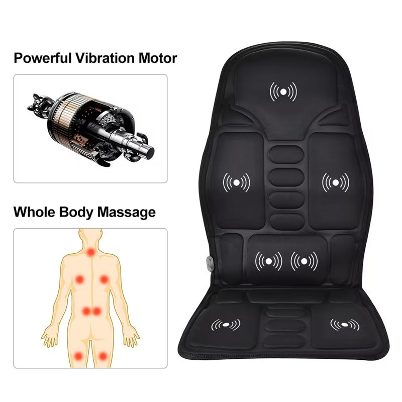 Coussin de Massage Électrique avec Chaleur – Coussin de Massage pour la Maison et la Voiture