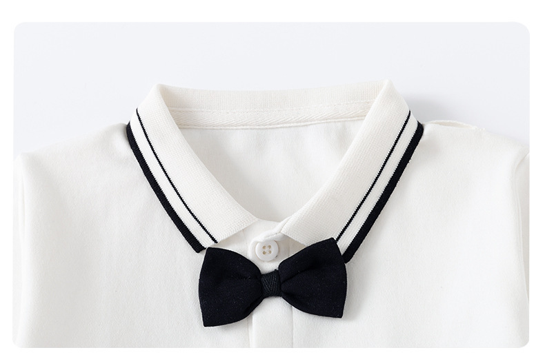 Costume formel chic pour garçons en 3 pièces avec nœud papillon