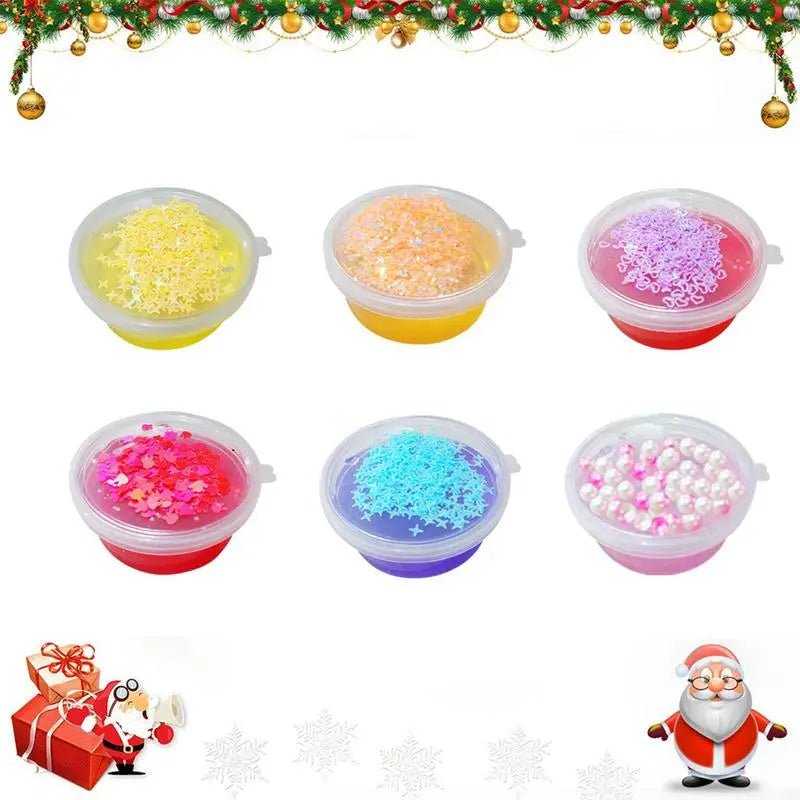 Calendrier de l'Avent Slime de 24 Jours pour Enfants – Compte à Rebours de Noël