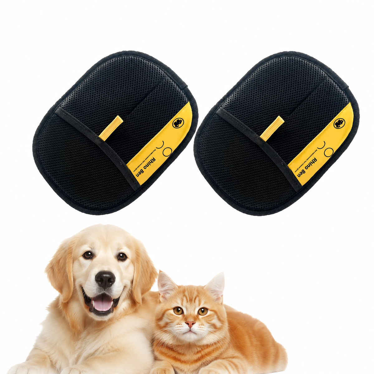 DogCatFri™ Gants de Nettoyage 1+1 GRATUIT : Gants Électrostatiques pour Élimination des Cheveux d'Animaux
