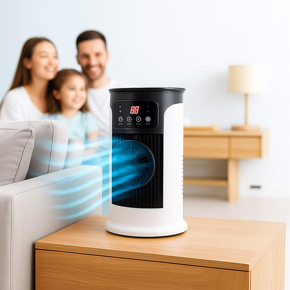 Climatiseur Portable Unisexe - Sans Fenêtre & Économe en Énergie